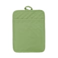 thumbnail image 1 of 1Pack Pocket Pot Holders,Cotton Heat Resistant Potholder Multipurpose Hot Pads Machine Washable Oven Mitts Cooking Pads Bulk for Daily Kitchen Baking and Cooking 7x9 Inch ,1 PCBlack, 1 of 9