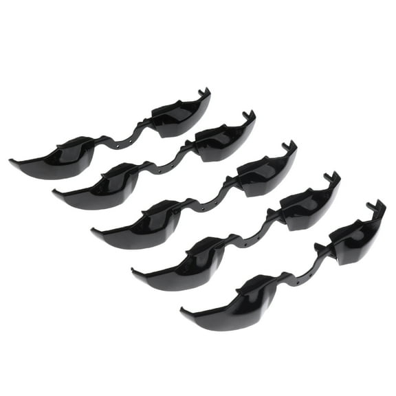 5Pack Replacement Black Bumper For Controller And New With 3.5mm Jack Versions