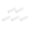 thumbnail image 1 of 5Pack Ribbon End Crimp Clamps, 30mm/1.18inch Belt Ends Tip, White, 1 of 7