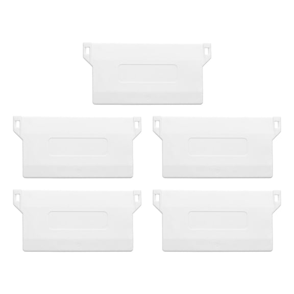 5Pack Vertical Blind Weights 103mm Plastic Vertical Blind Bottom Weights Plates Accessories Curtains Replacement Bottom Slats for Home and Office
