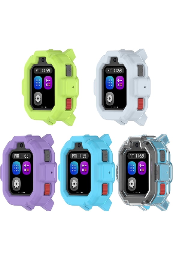 5Pack Watch Cases Cover Compatible with Smartwatch Case Protective Soft TPU Accessories