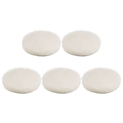 5Pack Wool Buffing Pads 7 inch Polishing Pad Car Auto Buffing Pads Wool Polishing Buffing Pad Hook and Loop