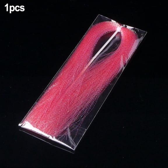 5Packs/ Fishing Tying Crystal Twisted Flashabou Holographic Nylon Tinsel Fly Flash Twisted Flashabou Holographic Nylon Tinsel Fl