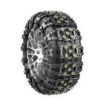 5Packs Snow Chains for Car Tire, Portable Anti-skid Tire Chains for Car, Pickup Trucks and SUV, Quick Easy Installation Adjustable Tire Traction Chain for Tire Width 165-265mm