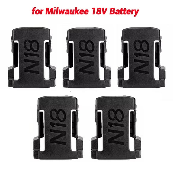 5Packs Tool Mount Storage Bracket For Makita/Bosch/Dewalt/Milwaukee 18V Li-ion Battery Tool Machine Drill Holder Slots Stand