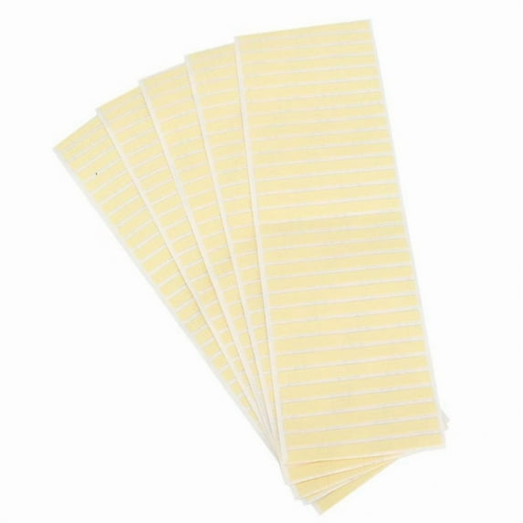 5Pages Double Sided Adhesive Strip Tape for Fixing Watch Dial and Movement Repair Parts for Watchmakers