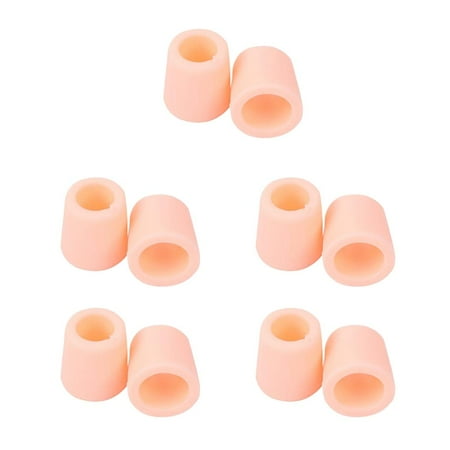 5Pair Toe Tube Finger Toe Sleeve Protectors Cushion Hammer Pad Skin