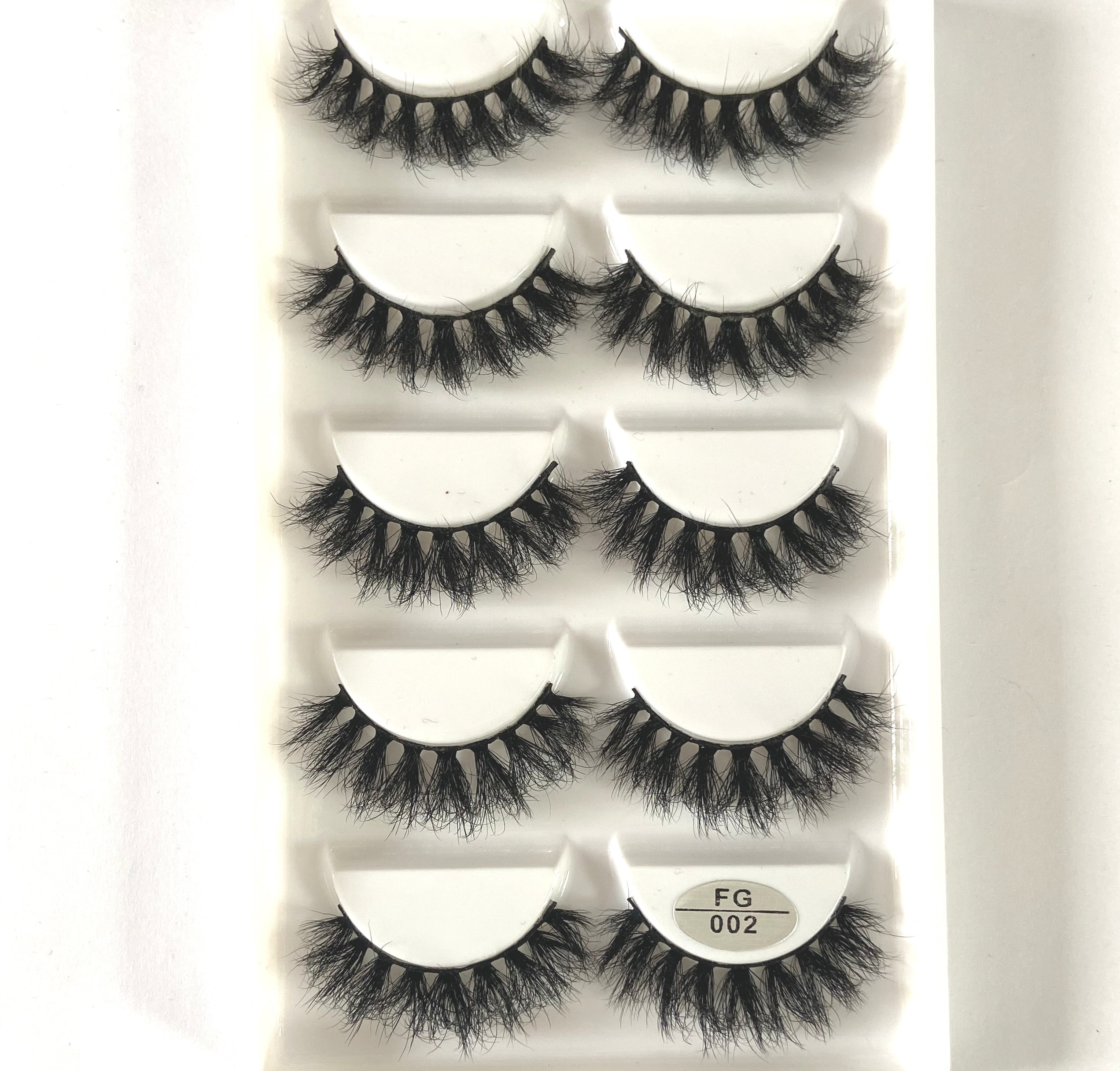5Pairs 3D Faux Mink Lashes Natural Long Fluffy False Eyelashes Soft Eye Lashes Reusable Makeup Short Lashes Extension for Beauty