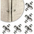 thumbnail image 1 of 5Pairs Curtain Magnets Closure with Tack Curtain Weights Magnets Button Curtain Magnetic Holdback Button to Prevent Light from Leaking & Curtains from Being Blown Around, 1 of 6