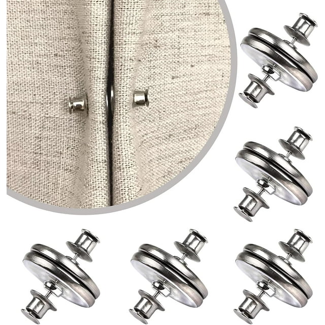 5Pairs Curtain Closure with Tack Curtain Weights Button
