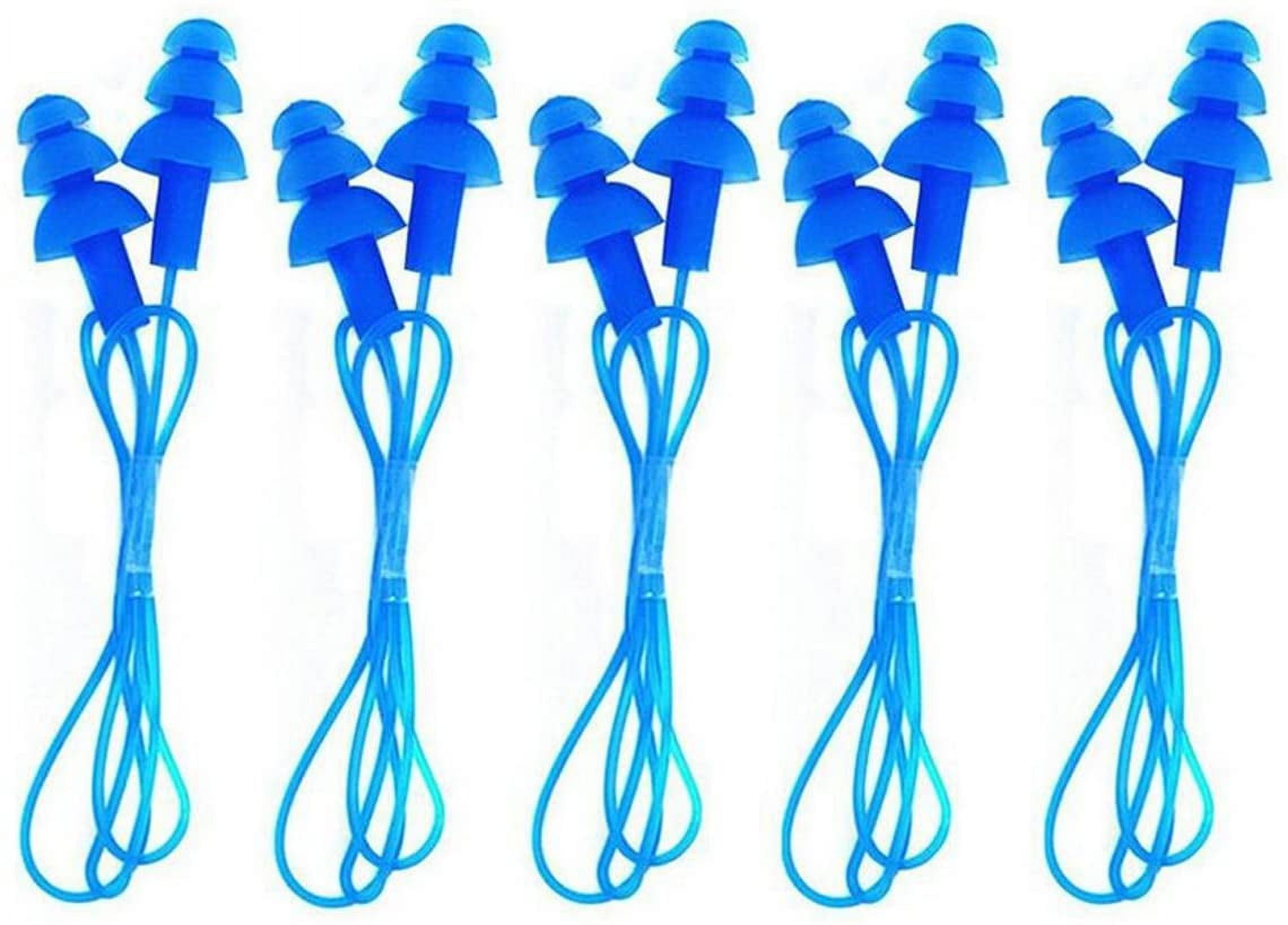 5Pairs Gel Cord String Ear Plugs with Packing Case Soft Flexible ...