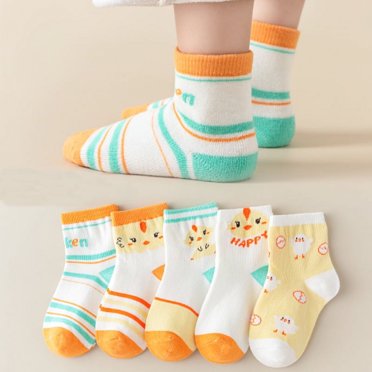 Kids Wool Thermal Socks 4-Pack - Warm Winter Crew Boot Socks For Boys & Girls 4-12 Years