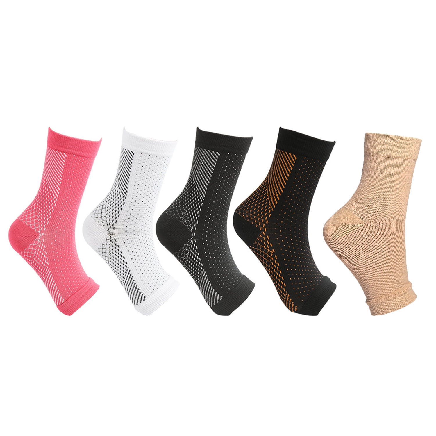 5Pairs Neuropathy Socks Peripheral Neuritis Compression Sleeves for