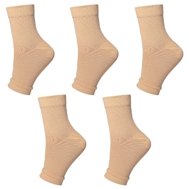 5Pairs Neuropathy Socks Peripheral Neuritis Compression Toeless Foot