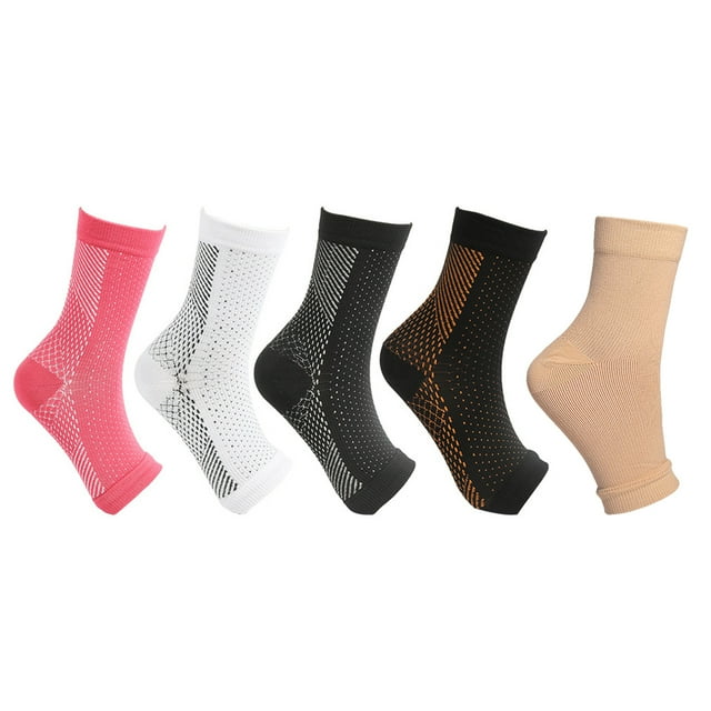 5Pairs Neuropathy Socks Peripheral Neuritis Compression Sleeves for