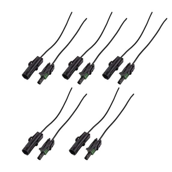 5Pairs Racing & Industrial Waterproof Connectors 16-14AWG, No Solder Required Connectors