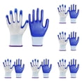 thumbnail image 1 of 5Pairs Rubber Coated Work Gloves for Gardening and Construction,Protective Safety Gloves for Men Women,Heavy Duty Yard Work Gloves for Outdoor Gardening,Lawn Care and Various Working Applications, 1 of 9