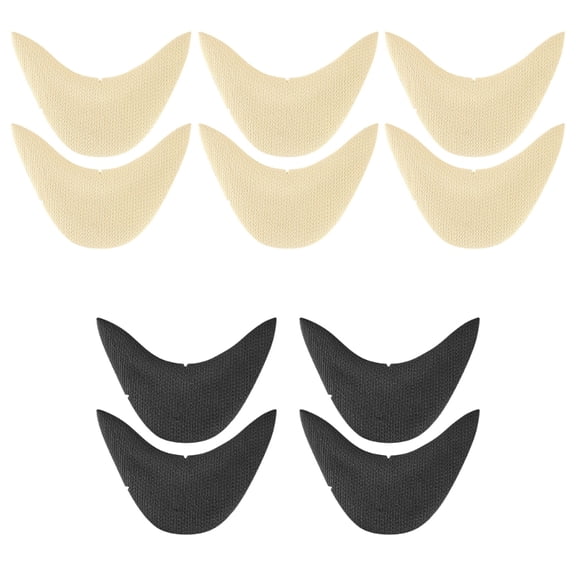 5Pairs Toe Protectors Half Size Shoe Inserts Pad Fabric Toe Cushion for Sneaker