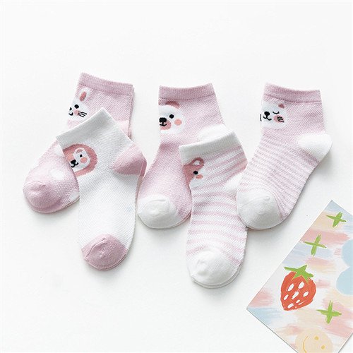 5Pairs/lot 0-24M Infant Baby Socks Baby Socks for Boys Girls Cotton ...