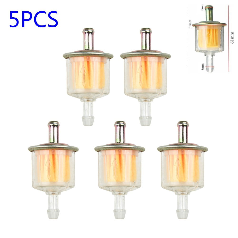 5Pc 5/16" Fuel Filters Industrial Motorcycle Universal Rv'S Inline Gas