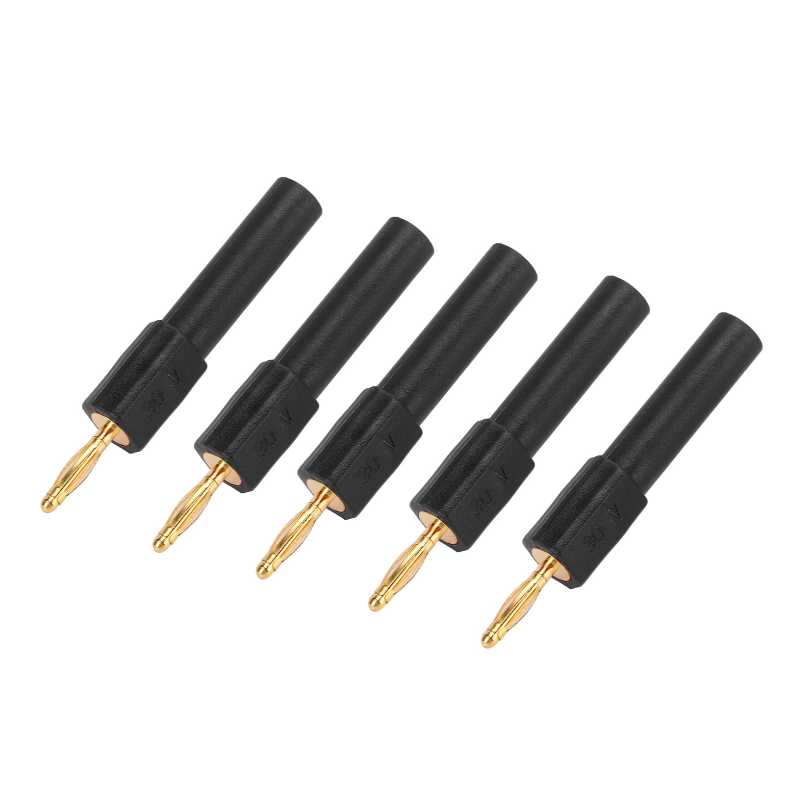 5Pc Banana Plugs 2mm To 4mm Conversion Banana Plug Socket Probe Adapter