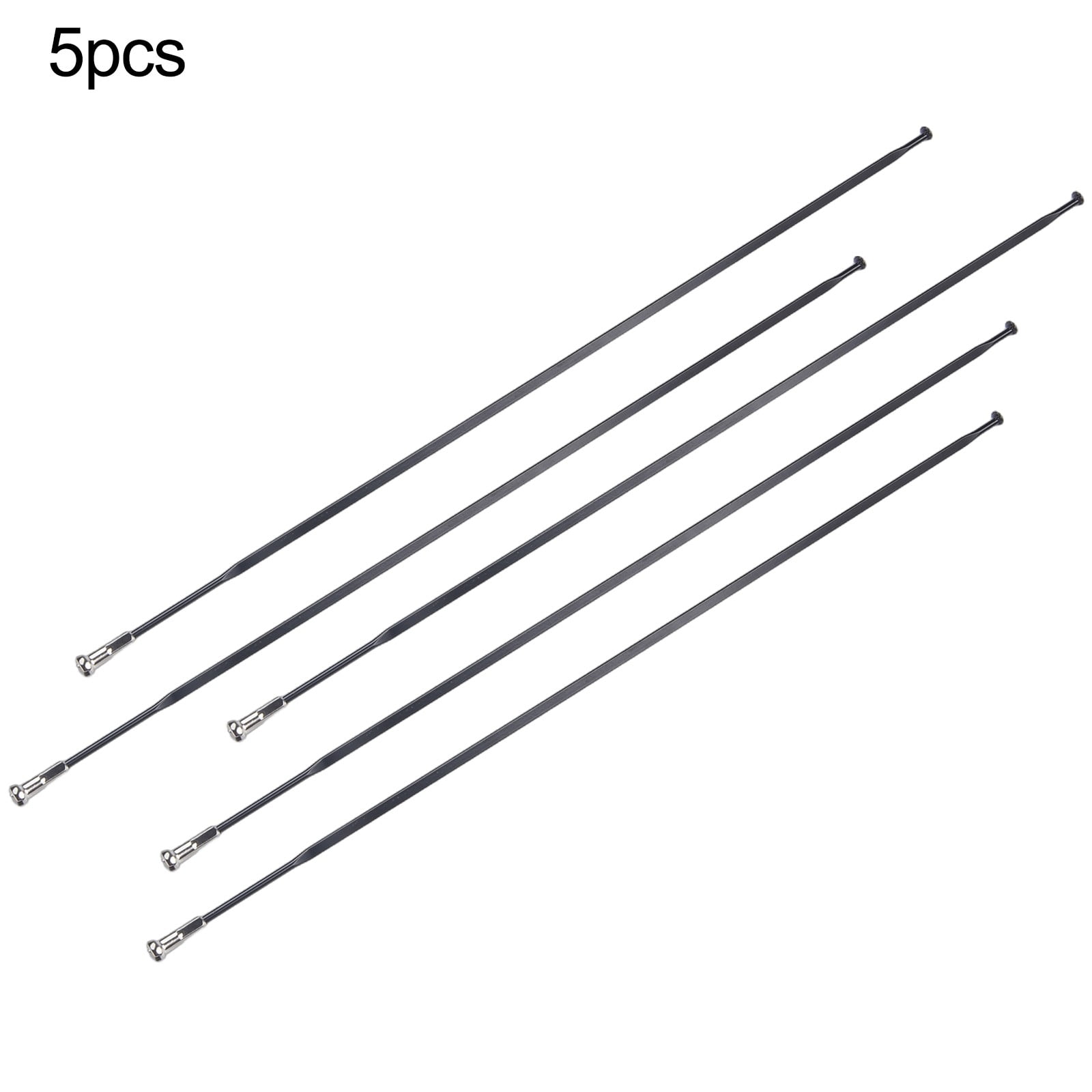 5Pc Bike Spoke Pillar Flat Straight Pull Steel 261/263/265/272/275/277 ...