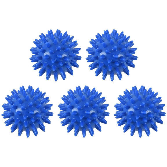 5Pc Massage Ball Soft for Palm Feet Arm Neck Back Blue 5.5CM