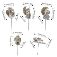 thumbnail image 1 of 5Pc Ornaments Clearance! Miniature Angel Figurines With Stable Stakes 5 Different Angel Garden Ornaments & Patio Decor Yard Stakes Decorative for Outdoor Christmas, 1 of 9