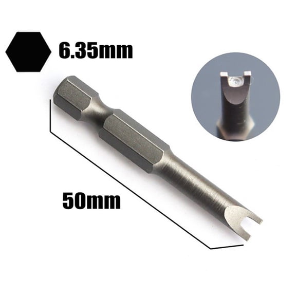 5Pc Special-Shaped Screwdrivers Set 50Mm U Shaped Y Type Triangle Inner Cross Three Points Screwdriver Bit Tools Set Parts Fangkenuo