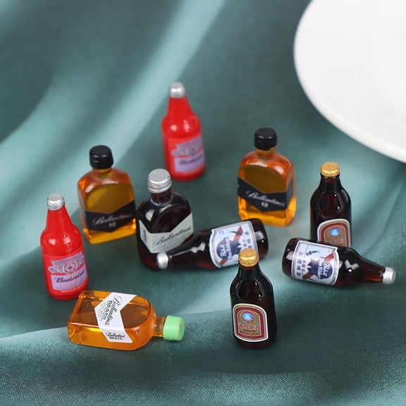 5Pcs 1/12 Dollhouse Miniature Drink Bottles Dolls House Food AccessoY AL