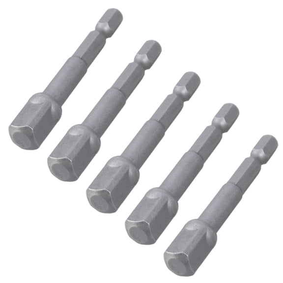 5Pcs 1/4inch Impact Socket Adapter Reducers Set Extension Set Socket Drill Adapter Power Drill Nut Driver Tool