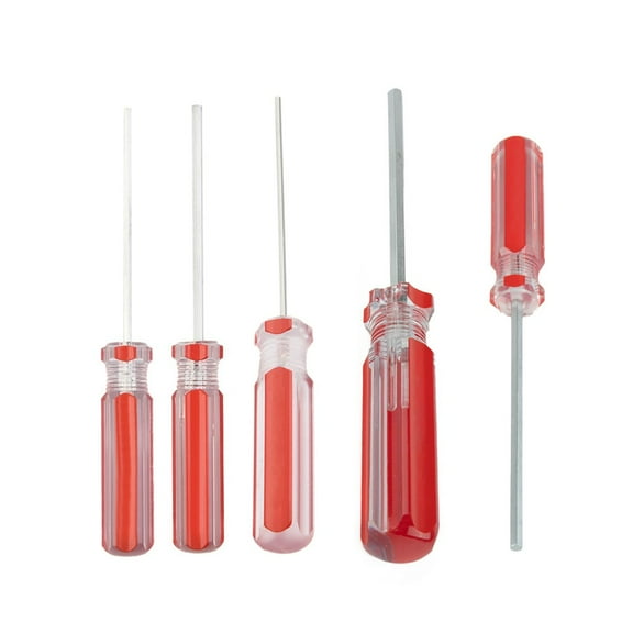 5Pcs 1.5-4Mm for Hexagon Screwdriver Set Flat Head Hex Magnetic Repair Hand Tool