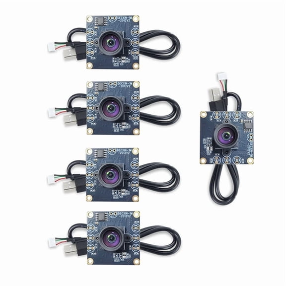5Pcs 100 Degree Camera Module 1MP OV9732 1280x720 USB Free Driver Manual Focus with 1 Meter USB Cable for WinXP/7/8,As Shown