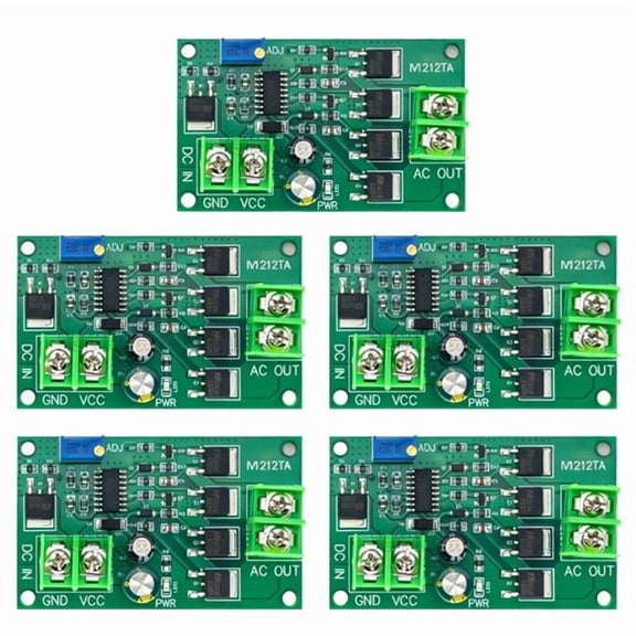 5Pcs 100W DC-AC New Inverter 50Hz Square Wave Signal Generator Module DC 12V to AC 12V Power Conversion Board