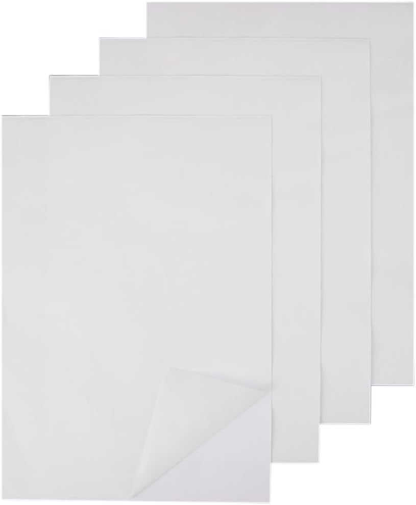 5Pcs 11.6"x8.2" Water Soluble Stabilizer Embroidery Fabric Paper