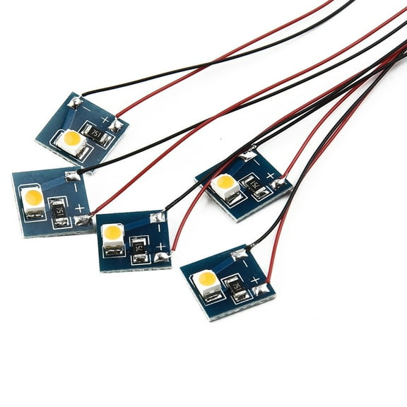 5Pcs 12V Leds For Model Railway Building Interior Lighting For Oo Ho Warm Light Smile Home