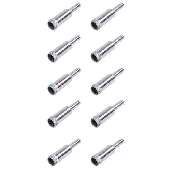 5Pcs 12mm Diamond Tipped Metal Drill Bit for Ceramic Tile Glass
