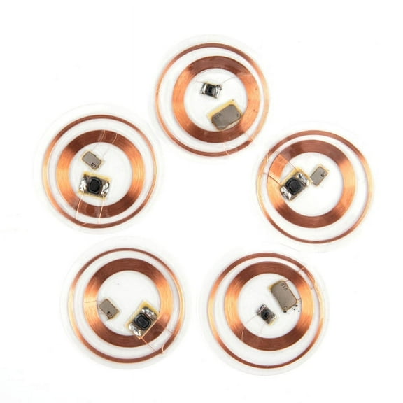 5Pcs 13.56Mhz UID 125Khz IC Card ID Rewritable Changeable Chip Keyfob RFID T55WA