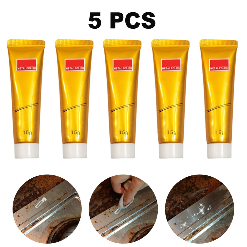 5Pcs 15G Metal Polishing Cream Multifunctional Cleaning Cream Rust