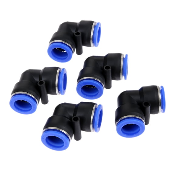 5Pcs 16mm Pneumatic Fittings Pneumatic Push In Fittings Connector PV for Air/Water/Vacuum Hose/Tube Airline Pneumatic Parts