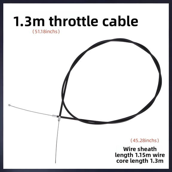 5Pcs，170F Gas Engine Throttle Control Lever & Cable Kit, Universal for Tiller, Walk-Behind Tractor, Go-Kart