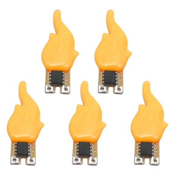 5Pcs 1800K Diode Party Decoration Light Bulb Flame Shaped LED Filament Bulb Camping Party Restaurant Decorative Light