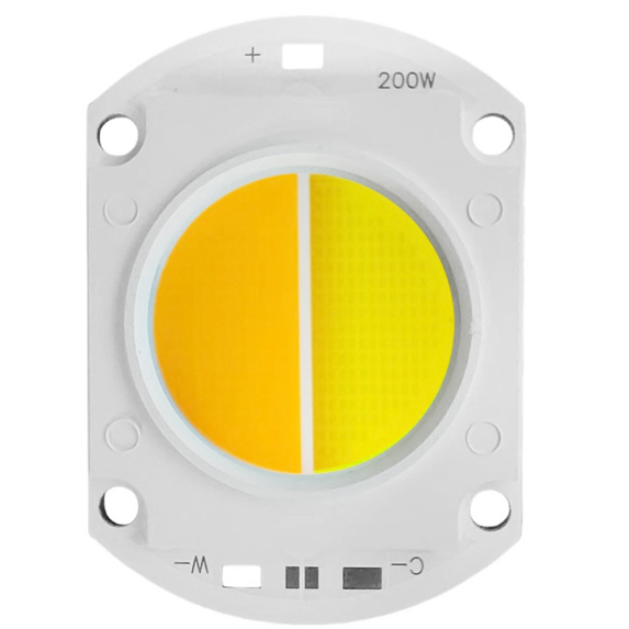 5Pcs 200W Dual Color High Power LED COB Chip 3200K 6500K for Outdoor Floodlight Spotlight Lamp