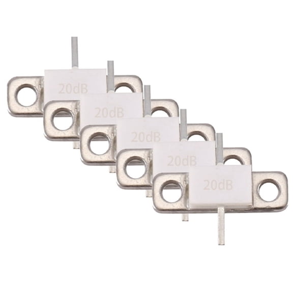 5Pcs 20DB 100Watts ATTENUATORS FLANGED 100Watt 20Db RFP 100W 20DB 100WATTS DC-3.0 Ghz 50Ohms LOW VSWR High Power