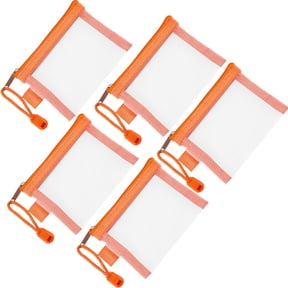 5Pcs 3 x 4.5 Inch Mini Mesh Zipper Pouch Nylon Mesh Cosmetic Bag Pencil Case Portable Makeup Toiletry Organizer Key Card Holder for making