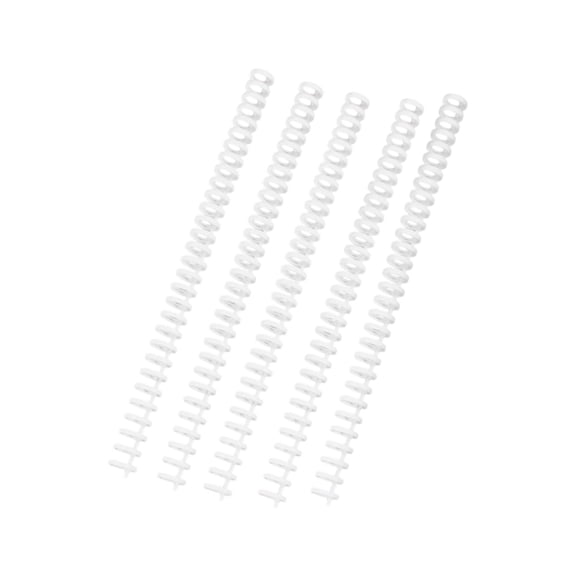 5Pcs 30 Hole Binding Coils Binding Combs for Refillable Notebook Planner 12mm 30 Rings Comb Plastic Binder Spines