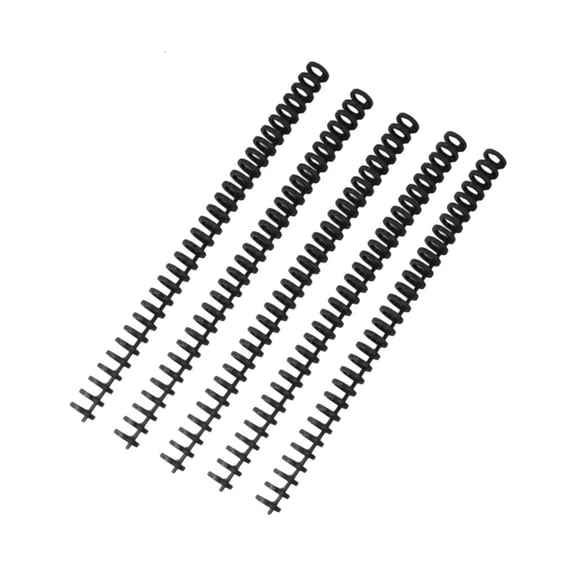5Pcs 30 Rings Binder Spine Binding Comb Cuttable Binding Coil for Refillable Notebook Planner School Office Supplies