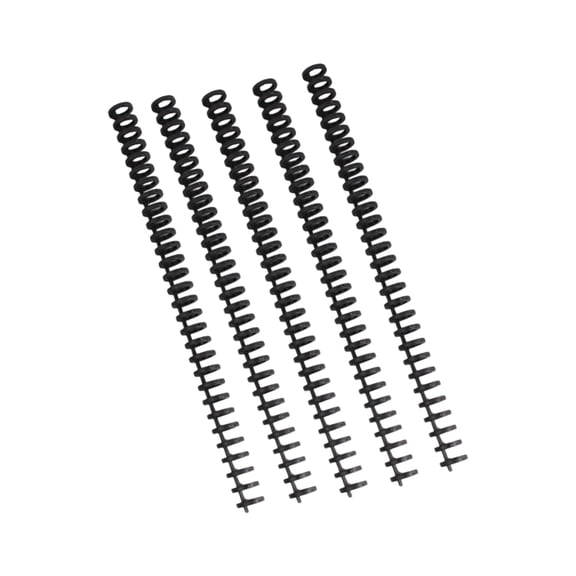 5Pcs 30 Rings Binder Spine Binding Comb Cuttable Binding Coil for Refillable Notebook Planner School Supplies