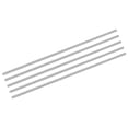 thumbnail image 1 of Uxcell 5Pack 304 Stainless Steel Rods, 5.5mm x 356mm Metal Solid Shaft Round Rod Lathe Bar Stock for Model Plane Cars Ship DIY Craft Metal Working, 1 of 5