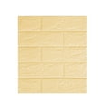 thumbnail image 1 of 5Pcs 3D Brick Wall Panels Peel And Stick Self Adhesive Waterproof Foam Faux Brick Paneling, Thick 0.1 Inch Pe Foam Material Free From Phthalates Formaldehyde Heavy Metals, For, 1 of 7